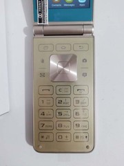 Original Samsung Galaxy Folder 2 G1650 Dual SIM Unlocked 16GB GOLD FLIP Phone