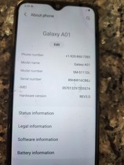 Samsung Galaxy A01 – 16 GB – Black (TracFone)