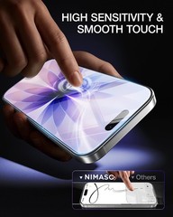 2PCS Screen Protector for iPhone 17/16 Pro 6.3 Inch 9H Hardness Anti-Scratch Cle