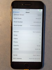 iPhone 6 A1549 16GB Gray AT&T UNLOCKED CDMA + GSM Excellent
