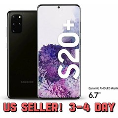 UNLOCKED Samsung Galaxy S20+ Plus 5G 128GB Black SM-G986B/DS DUAL SIM Open Box