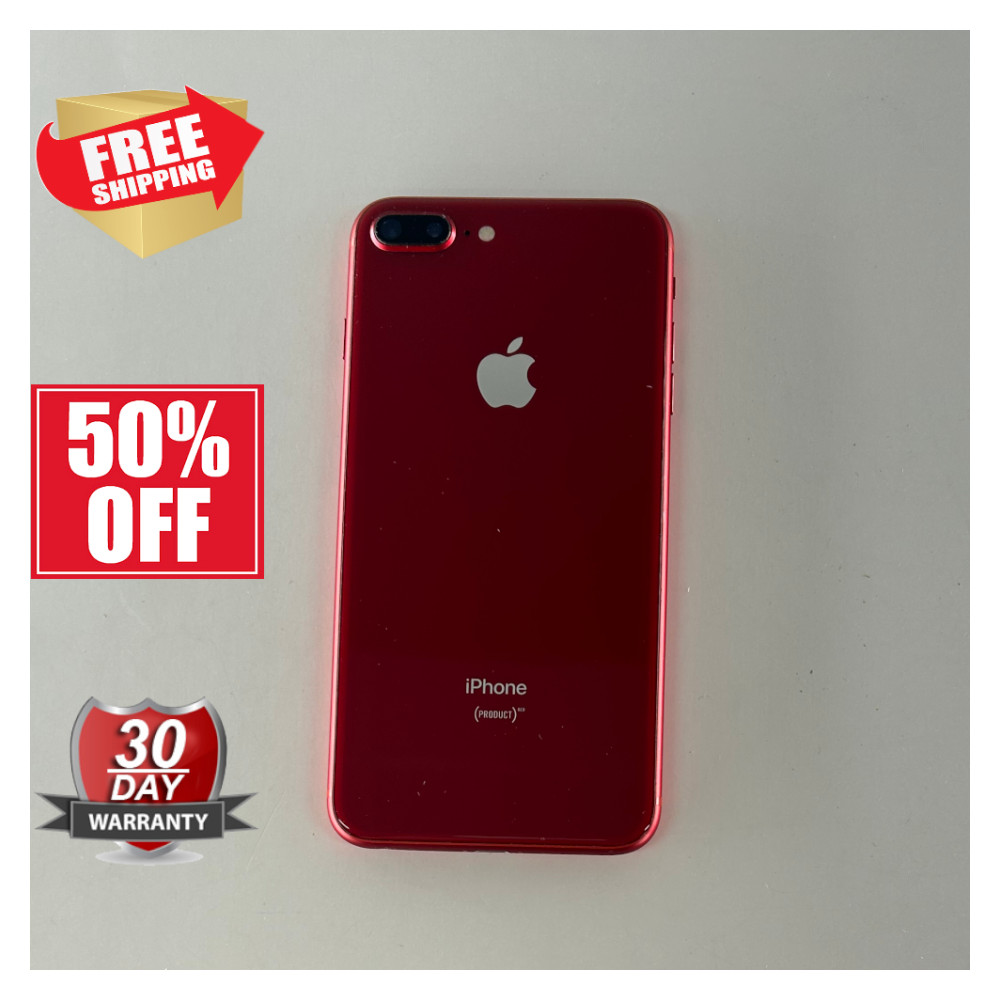 Apple iPhone 8 Plus Red Gold 64GB Unlocked Verizon At&t T-Mobile