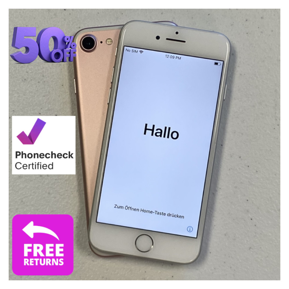 Apple iPhone 7 a1660/a1778 32-128GB Jet Black Red Rose Gold Att Unlocked Verizo