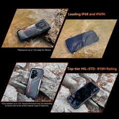 OSCAL PILOT 3 5G 4G Doke AI Rugged Smartphone Android 15 Mobile 120Hz Waterproof