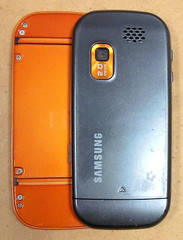 Samsung Gravity 2 SGH-T469 – Gray and Orange ( T-Mobile ) Very Rare Slider Phone