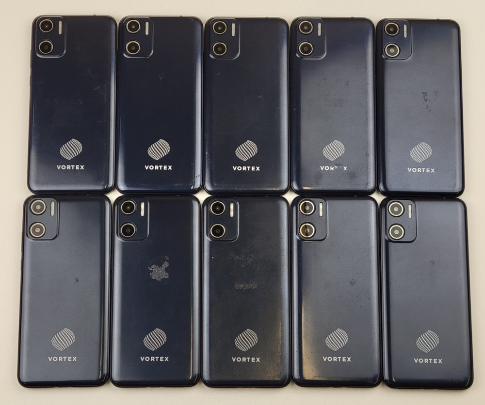 (Lot of 10) **REPAIR** VORTEX HD65 Choice – 32GB – (CARRIER UNKNOWN) Dual SIM