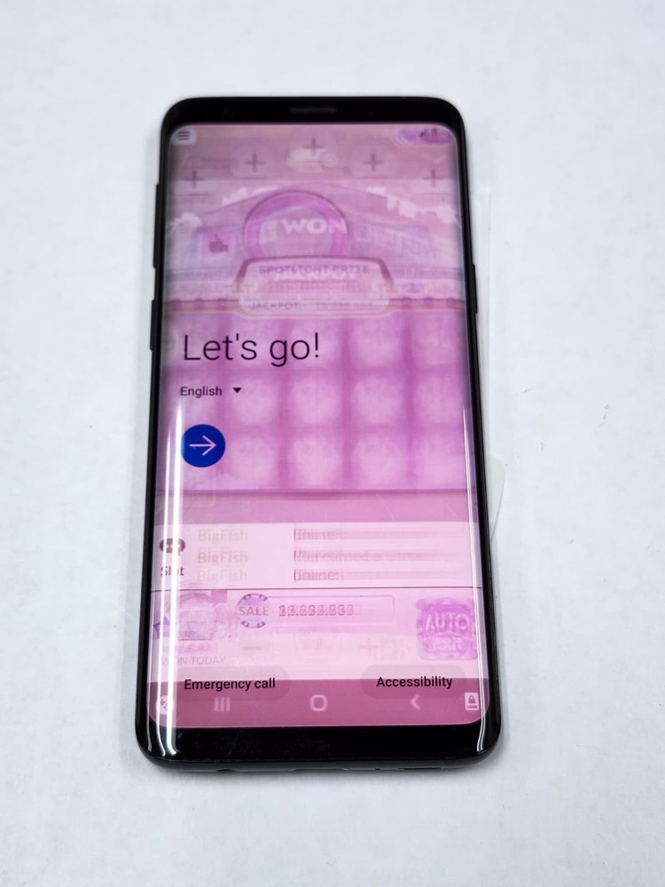 DEFECTIVE – Samsung Galaxy S9 – 64 GB – Black – GSM Unlocked – SM-G960U – 11583