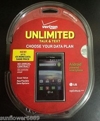 “New” LG Optimus ZONE VS410PP Verizon Wireless No Contract Android Smartphone