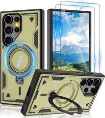 For Samsung Galaxy S24 Ultra Case,Military Grade with Stand,Magnetic Support