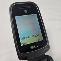 LG B470 Flip Phone ATT 3G TracFone Flipphone Nostalgic Senior