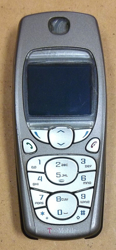 Nokia 3595 – Gray and Blue ( T-Mobile ) Cellular Candybar Phone – Rare Version