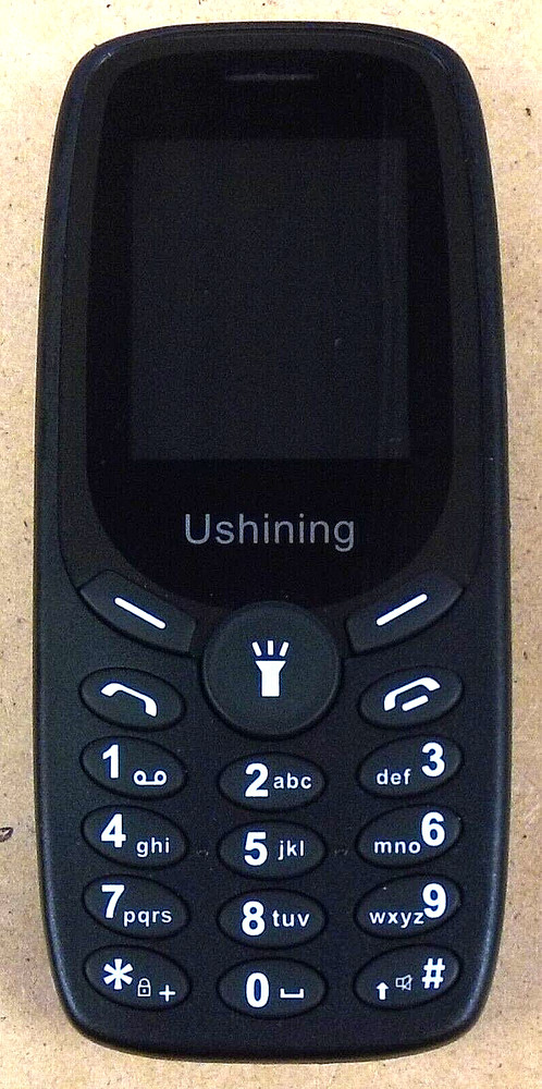 Ushining 2G – Black ( Unlocked ) Rare International Dual SIM Phone