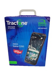 NEW Tracfone Nokia C200 N151DL 32GB 6.08″ (Black)