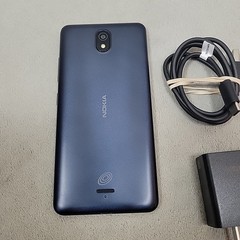 Nokia C100 N152DL 32GB Blue TracFone Android 12 Bundle Tested