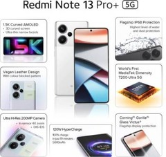 Xiaomi REDMI Note 13 Pro Plus 5G Factory Unlocked Dual SIM 8GB RAM 256GB STORAGE