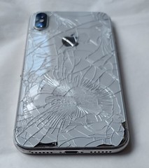 FOR PARTS DAMAGED: Apple iPhone XS Silver