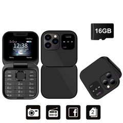 Mini Flip Phone Speed Dial Card Foldable perfect for young kids