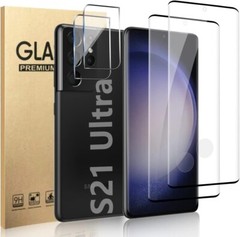 4in1 Screen Protect Galaxy S21 Ultra 5G for Screen and Camera Lens Protector 9H