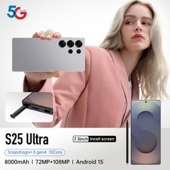 I25 Ultra 7.3 Inch Smartphone tylus 4+64G Real 4G Android 12 Mobile Phone