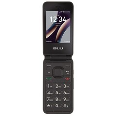 BLU Flex 1.8″ 8GB 1GB RAM Black CDMA 4G Prepaid Tracfone Cellphone Flip Phone