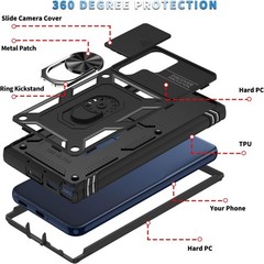 For Samsung Galaxy S23 Ultra 6.8 Inch Case Military Grade Screen Protector 2Pack