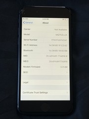 Apple iPhone 8 64GB Black RARE IOS 12.1.4. ICL ON. Can’t Reset. sold as is.