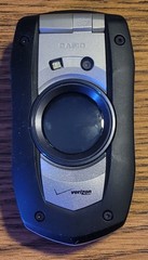 Casio Gz’One Boulder C711 – Black & Silver ( Verizon ) Very Rare Flip Phone READ