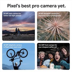 Google Pixel 8 Pro -12 GB RAM and 128 GB Storage (Obsidian) Android Smartphone