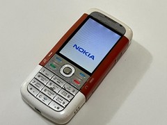 Nokia 5700 – Red Color (Unlocked) Retro Xpress Music Early Version 2007 as is