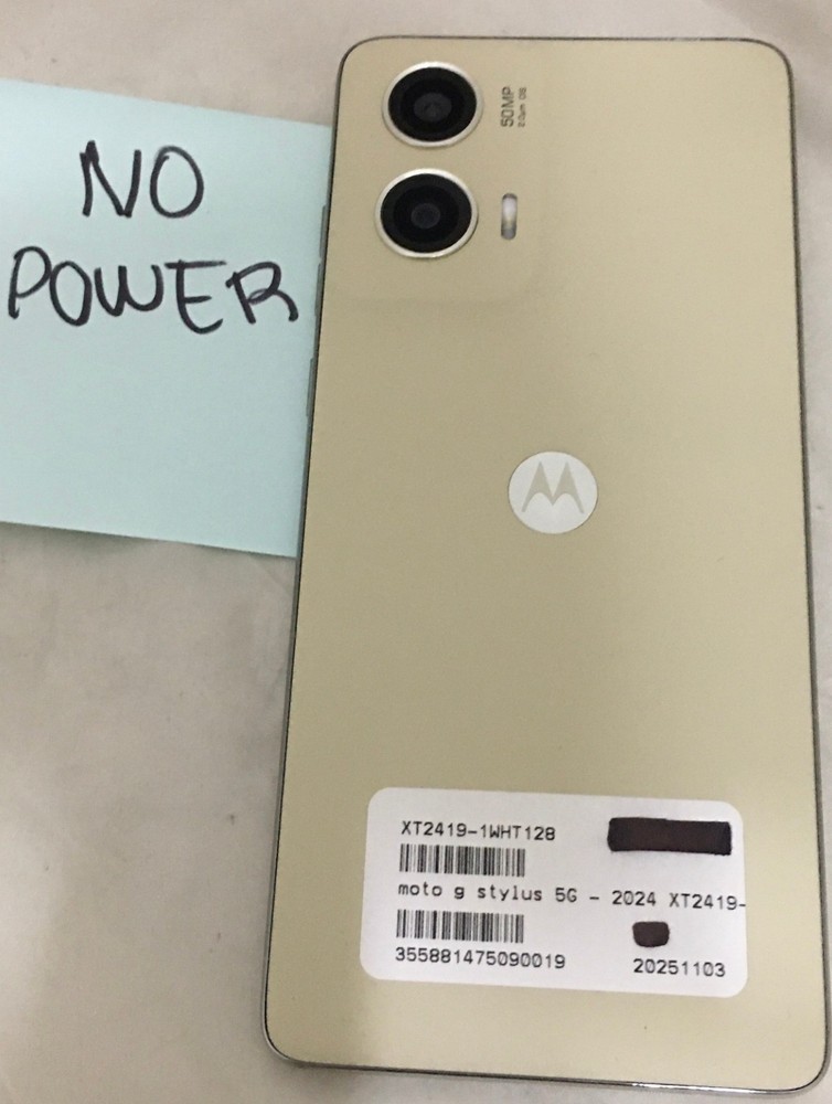 1 MOTOROLA XT2419-1 MOTO G Stylus 5G 2024 128GB UNLOCKED NO POWER
