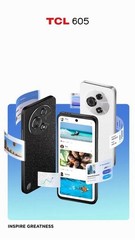 New TCL 605 6.7″Display Factory Unlocked Android Dual SIM 128GB Cell Phone BK