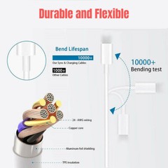 PD Fast Wall Charger Type c Charging Cable For Apple iPhone 14 13 12 11 Pro Maxv