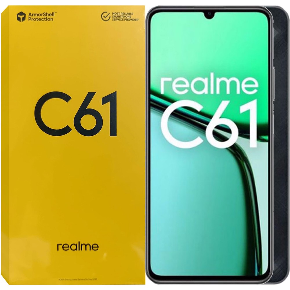 Realme C61 4G Dark Green 256GB + 6GB Dual-SIM Factory Unlocked GSM NEW
