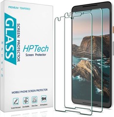 2-Pack Screen Protectors Tempered Glass for Google Pixel 2 XL, Easy Install, Bub
