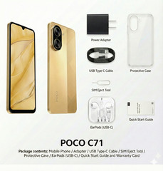 Xiaomi POCO C71 128GB 4GB RAM Factory Unlocked 4G LTE Android Smartphone