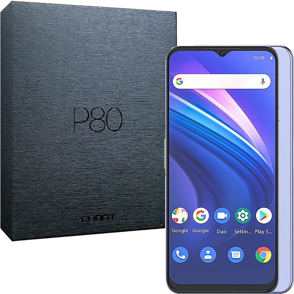 Cubot P80 4G Purple 256GB + 16GB Dual-Sim Factory Unlocked GSM NEW