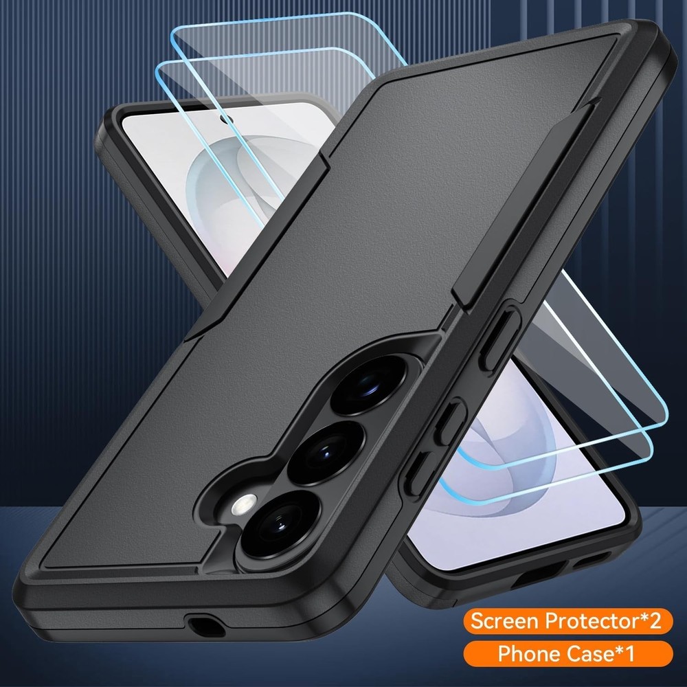 For Samsung Galaxy S26 Case with Military Grade Shockproof, 1x Screen Protector
