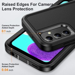3 in 1 Military Grade Protective Case for Samsung Galaxy A15 5G – Durable Cover