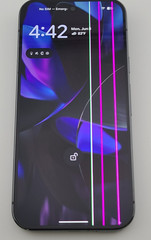 Google Pixel 9 Pro – T-MOBILE 256GB GR83Y – Black – VERY GOOD Cond., LCD LINES
