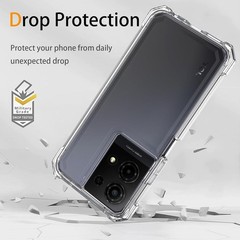 For TCL K32/K33 5G 2025 Phone Case with Tempered Glass Screen Protector,Slim Sof