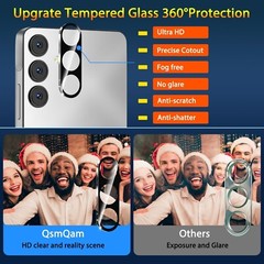 6in1 For Samsung Galaxy A13 4G/5G Screen Protector,Tempered Glass,Side-Back Film