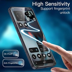 3PCS Screen Protector for Nothing Phone 3 9H Tempered Glass Case-Friendly HD Cle