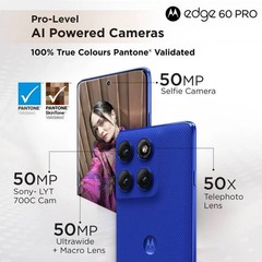 MOTOROLA Edge 60 Pro 5G (Blue 512GB 16GB RAM).Dimensity 8350“NO TARIFFS IN USA”
