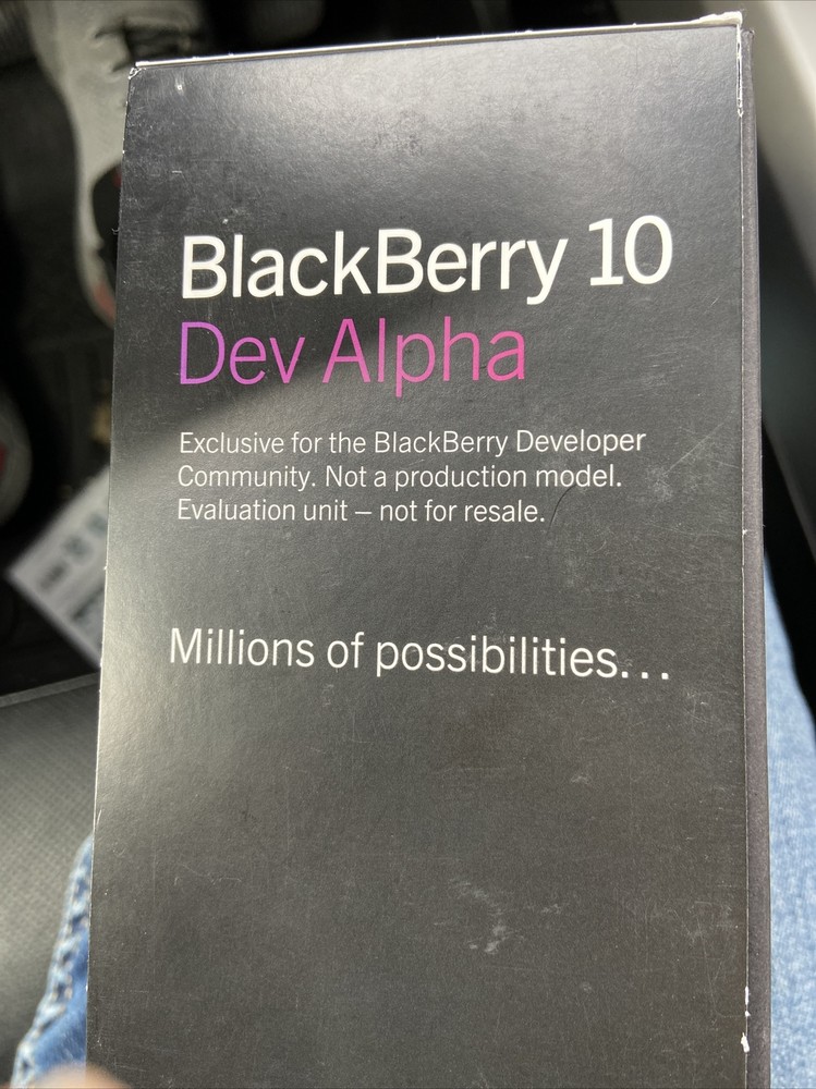 Blackberry 10 Dev Alpha. New Sealed