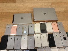 Lot Of Assorted Apple iPhones, iPads- For Scrap only or PARTS ONLY or Repair ICL