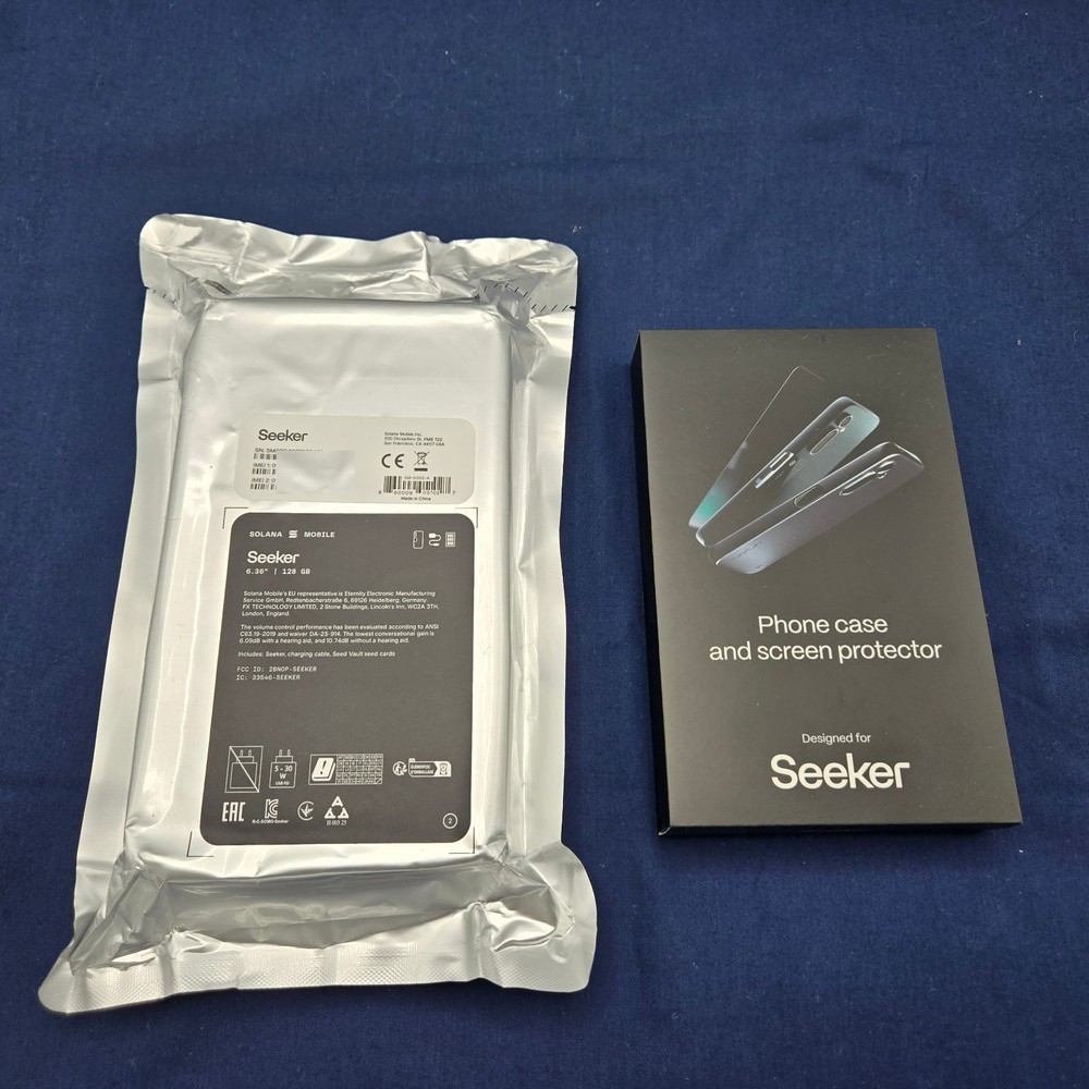 Solana Seeker 128GB Smartphone Factory Sealed Web3 Crypto Phone