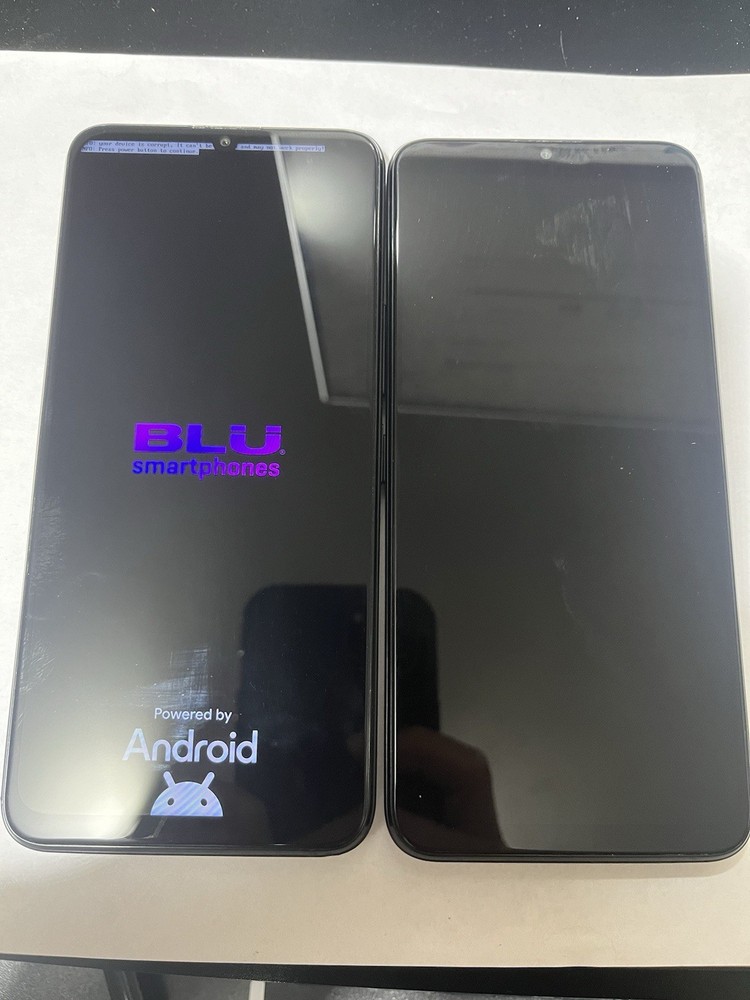 lot of two BLU G64 256GB Unlocked G1010WW 6.8″ HD+ 50MP WiFi Part/notwork, #515X
