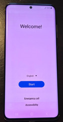 Samsung Galaxy S20 (SM-G981U) – 128GB – Cosmic Gray – Factory Unlocked OLED Burn