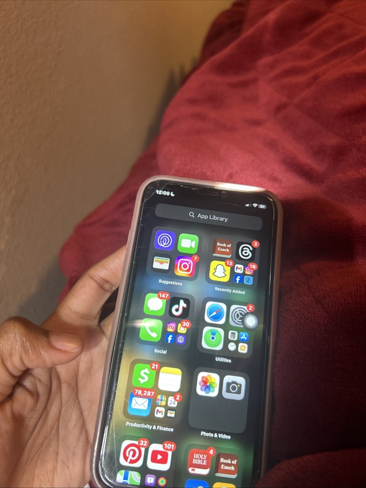 iphone 11 with tiktok and other apps on it