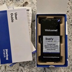 Lively Jitterbug Smart4 6.7″ Smartphone for Seniors – Black